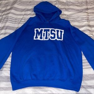 Middle Tennessee State University Blue Raiders MTSU Hoodie XL *Great Condition*